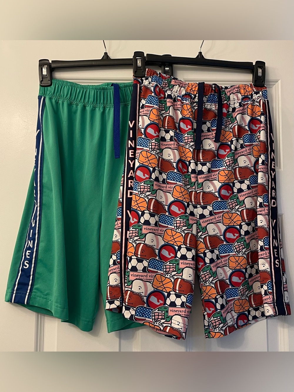 Two pairs of Vineyard Vines Performance basketball shorts - size XL